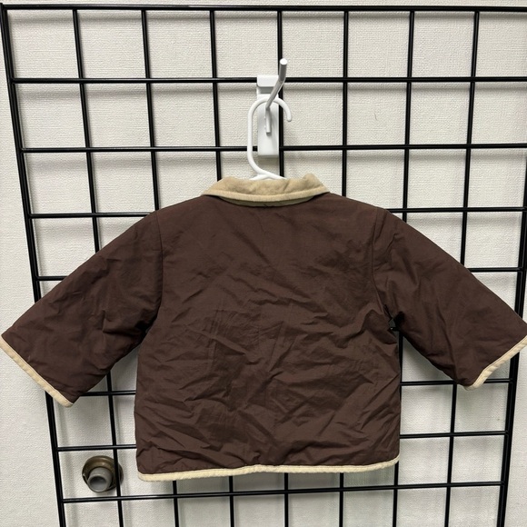 VINTAGE Janie and Jack Brown Jacket Size 6-12m - Picture 4 of 9